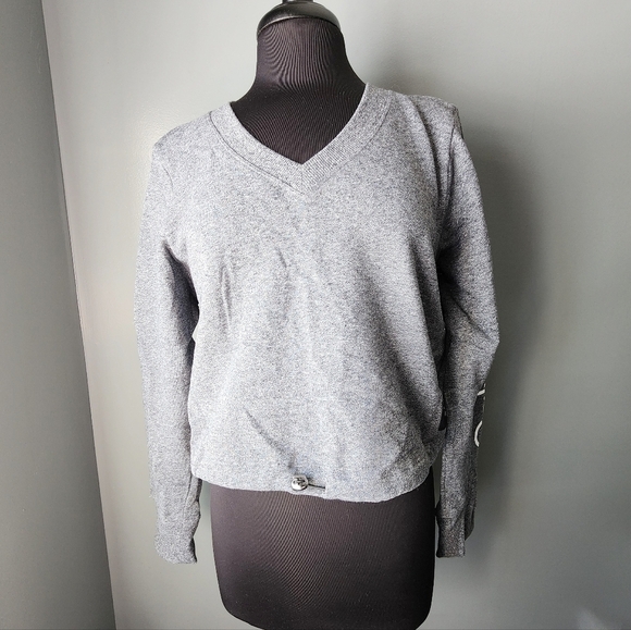 Calvin Klein Performance Cropped Sweatshirt - Picture 1 of 4